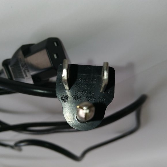 I SHENG E55943 CABLE  LONGWELL 3 Prong Power Cable Cord 6 Feet 10A-125V-125W - Picture 6 of 9